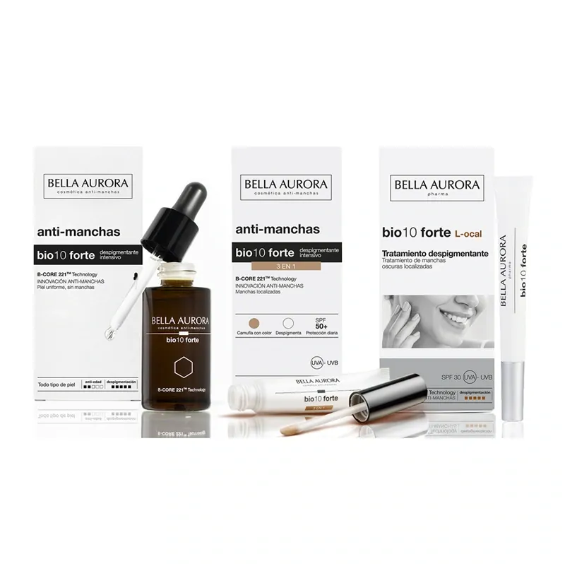 Prodotti della linea Bella Aurora bio10 forte